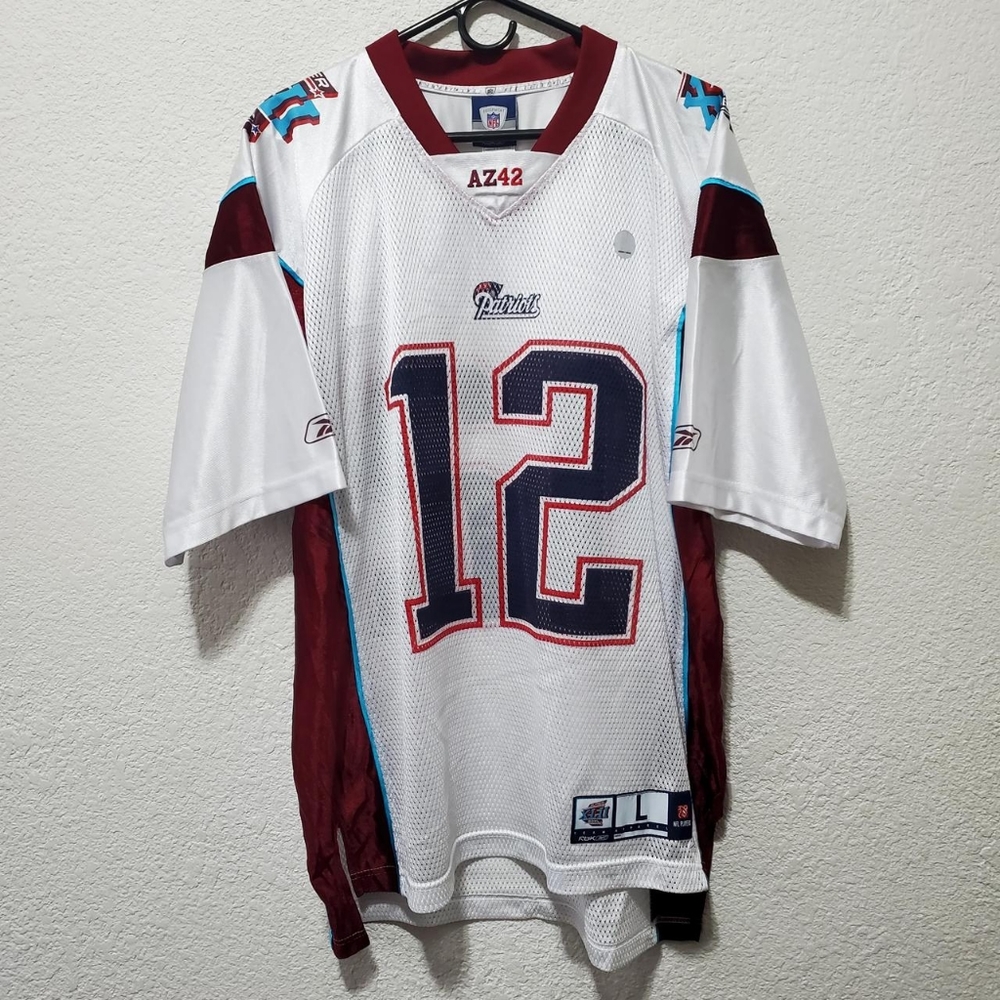 •Reebok Tom Brady New Englad Patriots Super Bowl 42🇺🇸🏟